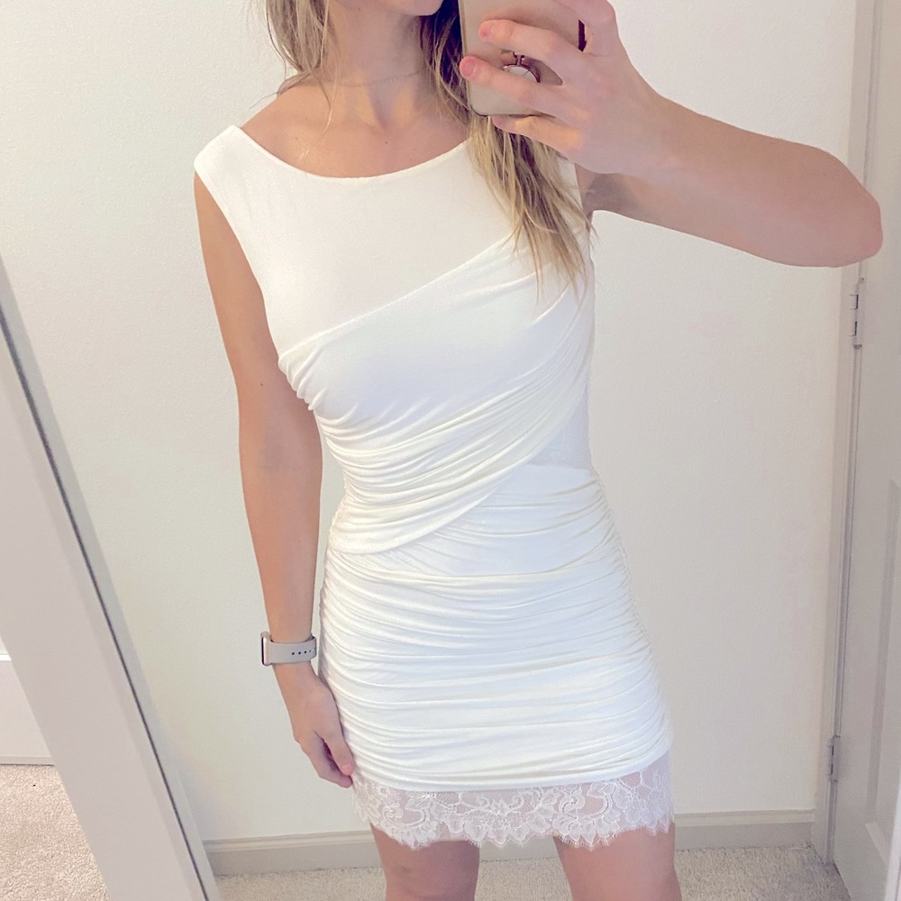 Beautiful white BCBG Dress